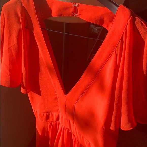 ASOS Flutter Sleeved Dress - Picture 3 of 13